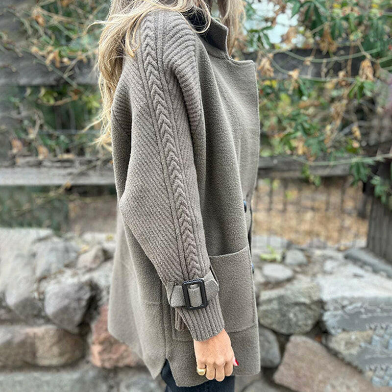 Women’s Contrast Sleeve Coat