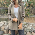 Women’s Contrast Sleeve Coat