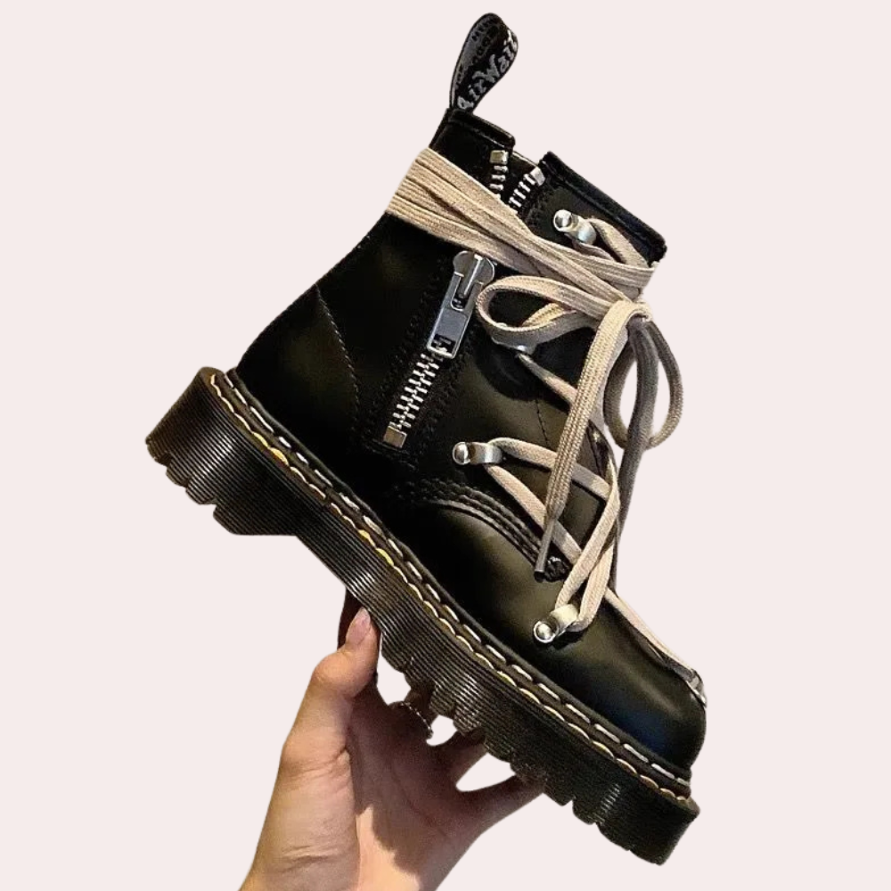 Herren-Schnürstiefel mit hohem Schaft