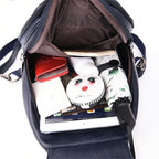 Mochila de mujer con solapa frontal