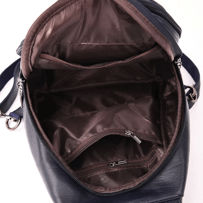 Mochila de mujer con solapa frontal