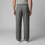 Tailored Trousers Heren Wide Leg Belted Elastische Taille