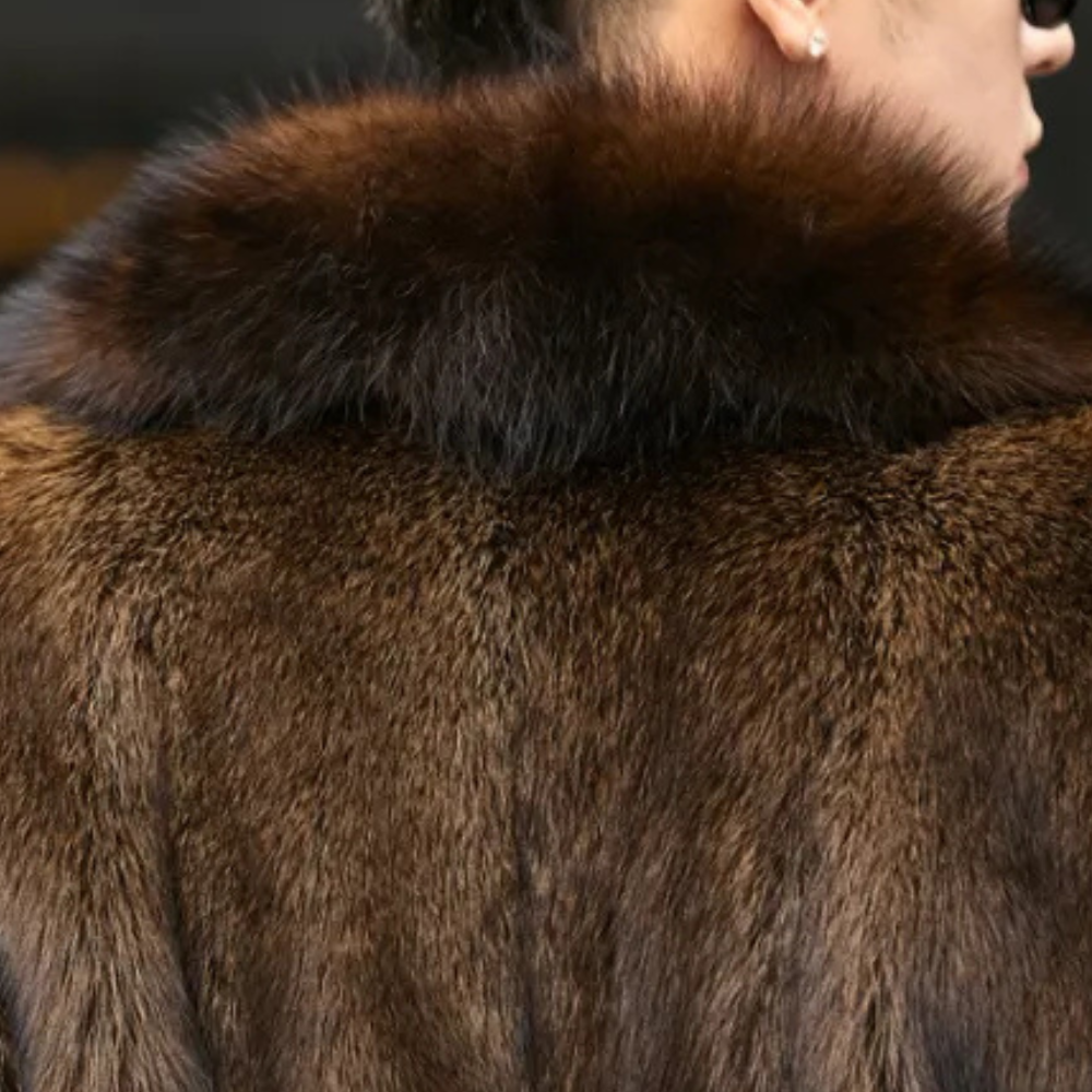 Men's Long Faux Fur Coat