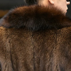 Men's Long Faux Fur Coat