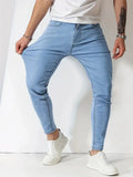 Men's Stretch Slim Fit Jeans with Flexible Denim for Everyday Wear
