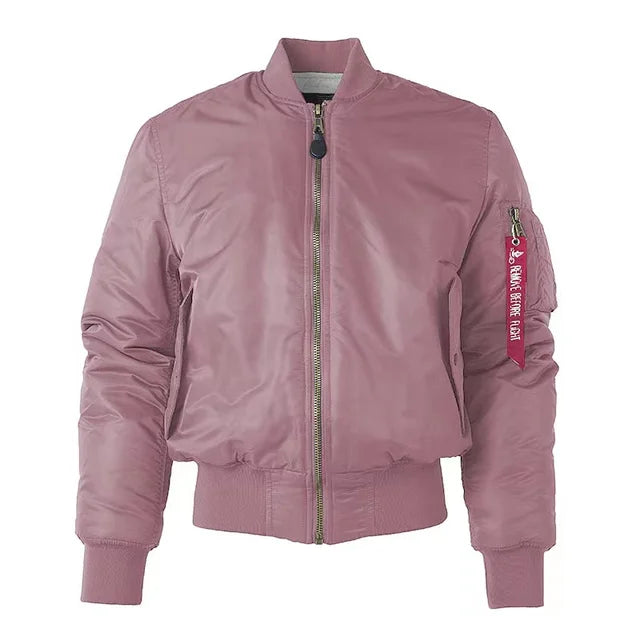 Blouson aviateur classique pour homme à fermeture éclair