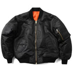 Klassische Bomberjacke mit Reißverschluss für Herren