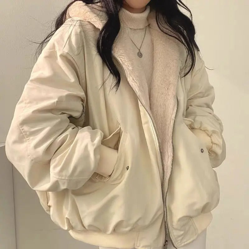 Women's Faux Shearling Oversized Jacket