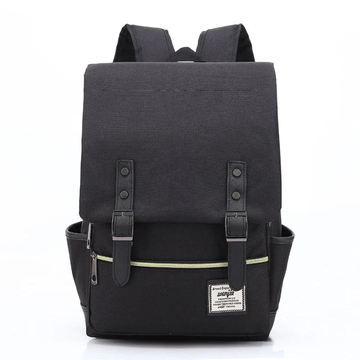 Sac à dos classique avec rabat et détails à boucle
