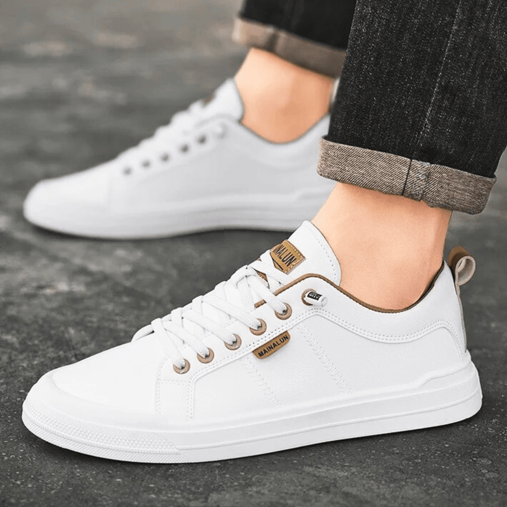 Minimalistische Freizeit-Schnürsneaker für Herren