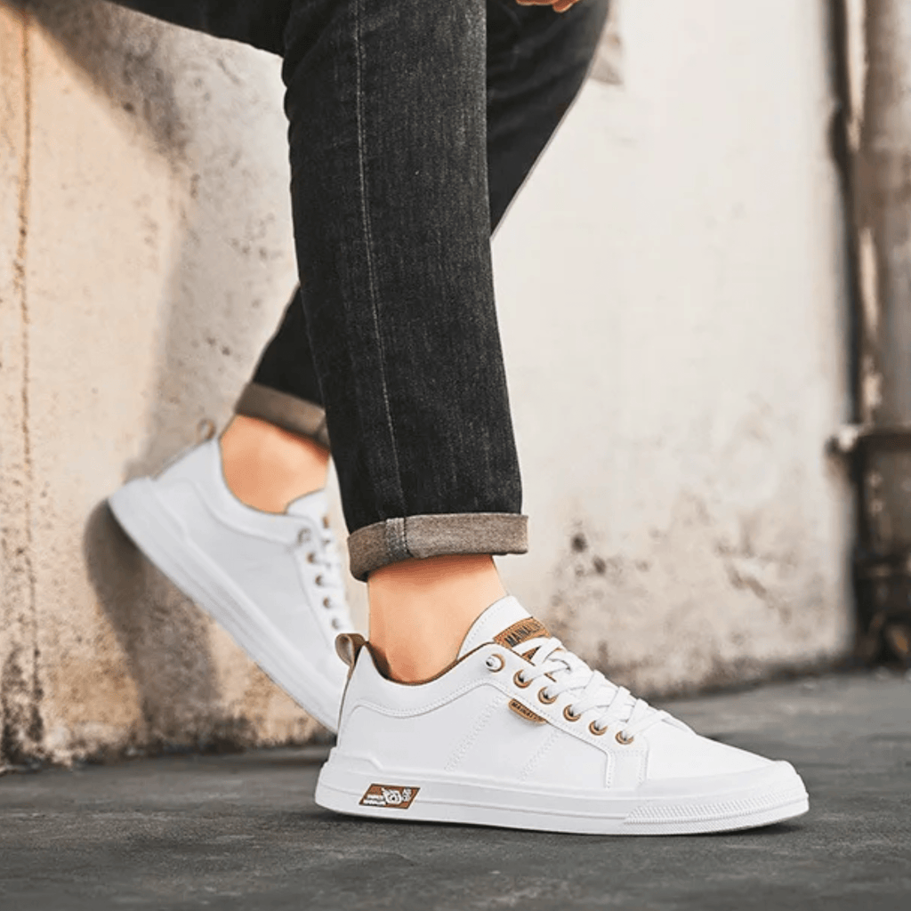 Minimalistische Freizeit-Schnürsneaker für Herren