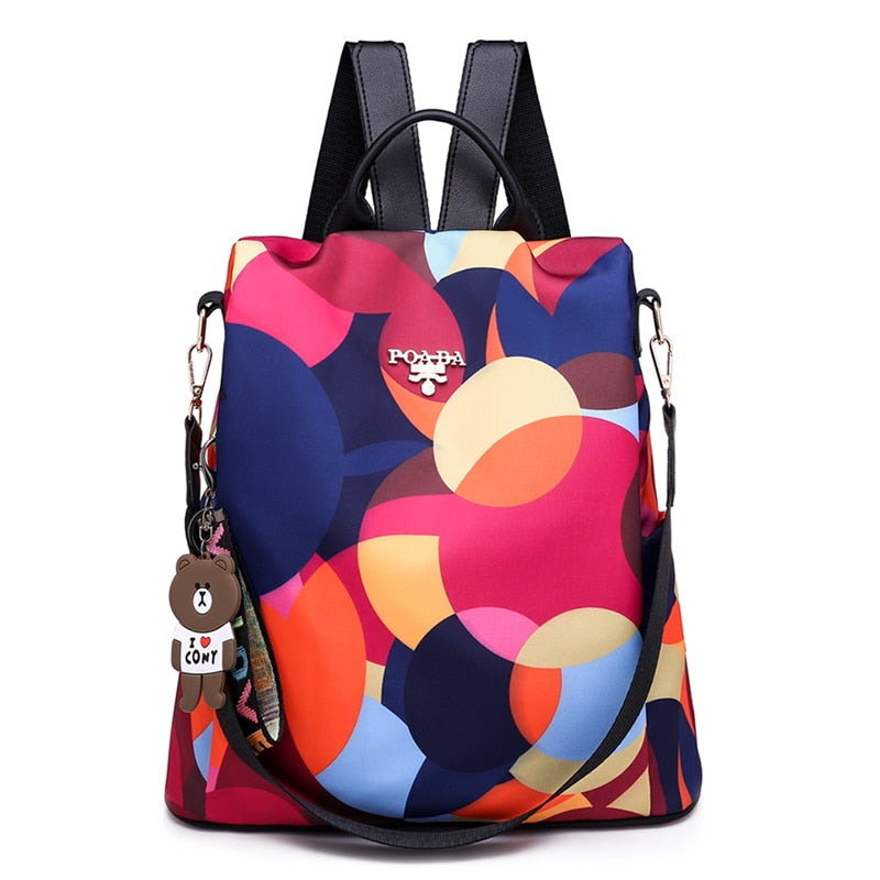 Mochila convertible multicolor para mujer