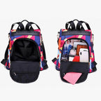 Mochila convertible multicolor para mujer