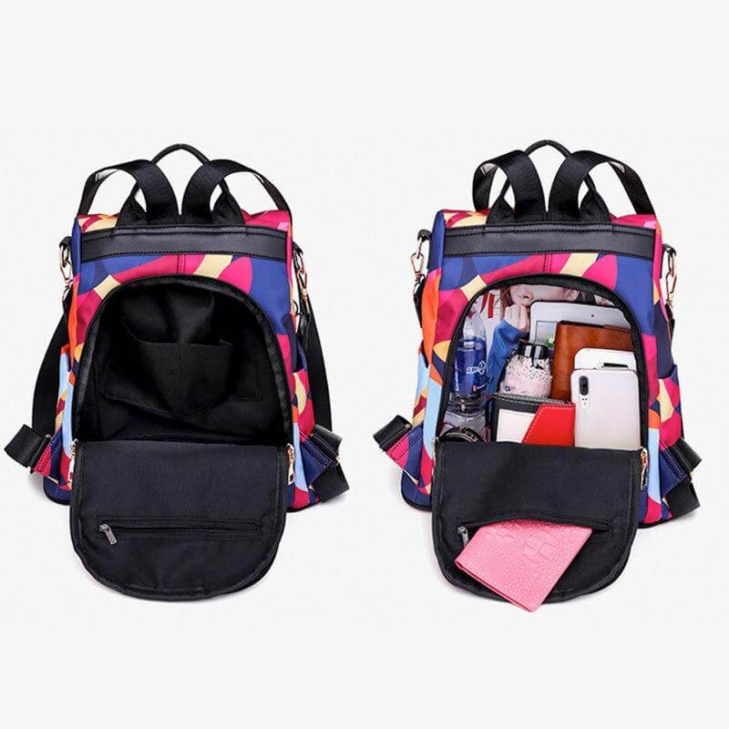 Mochila convertible multicolor para mujer