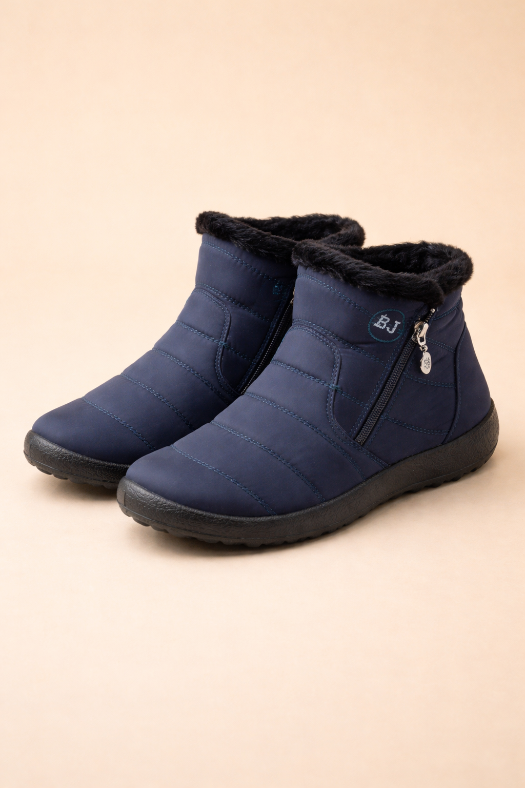 Bottines de neige pour femmes fourrées
