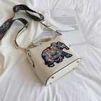 Women’s Elephant Detail Shoulder Bag
