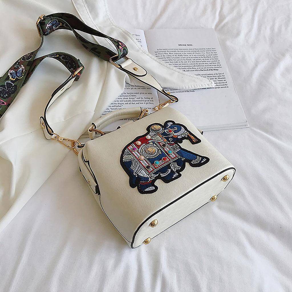 Women’s Elephant Detail Shoulder Bag