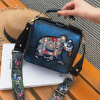 Women’s Elephant Detail Shoulder Bag