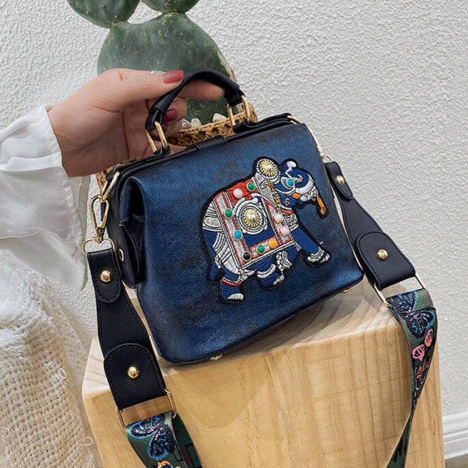 Women’s Elephant Detail Shoulder Bag
