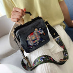 Women’s Elephant Detail Shoulder Bag