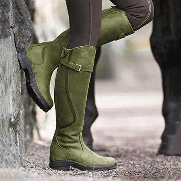 Botas altas de exterior con hebilla para mujer