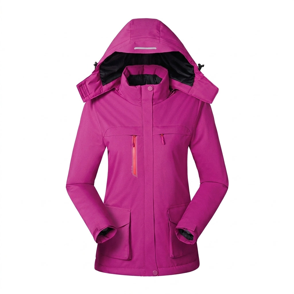 Veste softshell d’extérieur à capuche pour femme