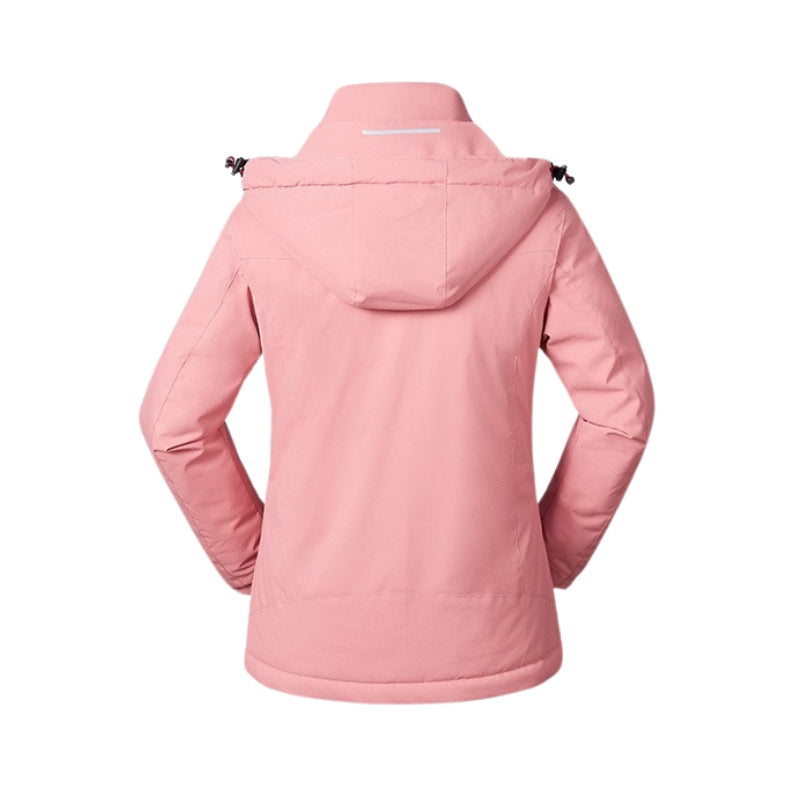Damen-Softshelljacke mit Kapuze für Outdoor-Aktivitäten