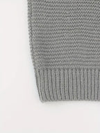 Lang, åbenstrikket cardigan til kvinder