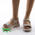 Damen Orthopädische Sandalen mit Fußgewölbeunterstützung und verstellbarem Komfortverschluss