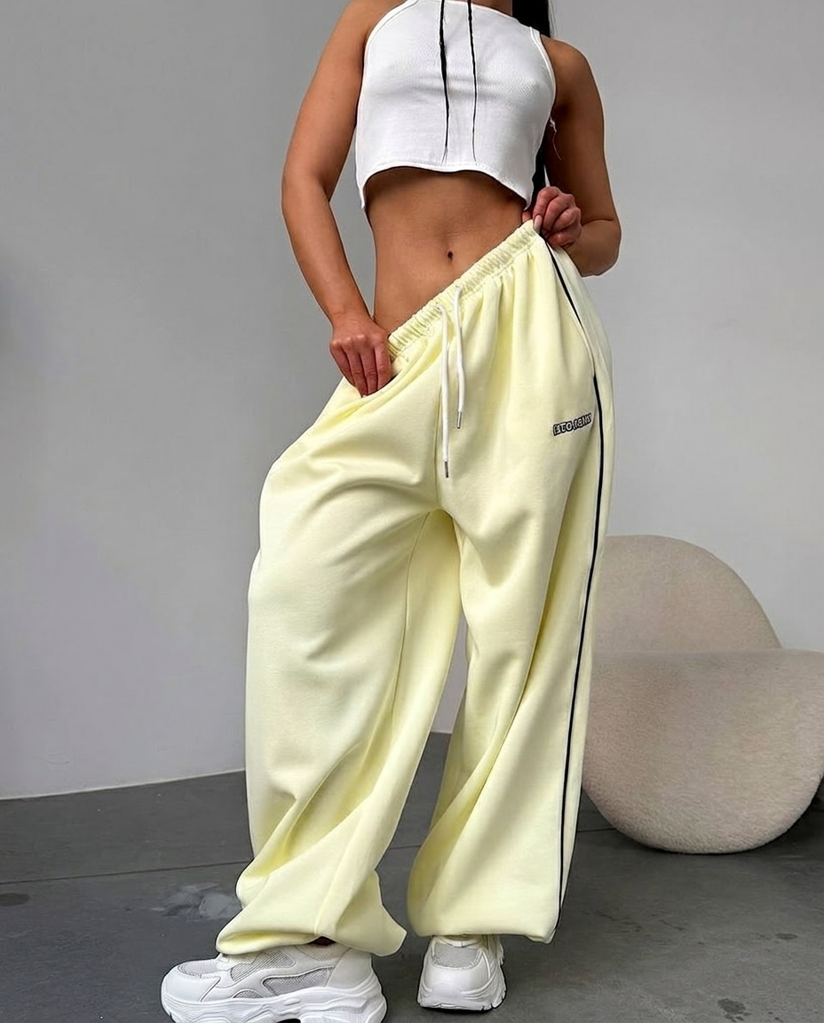 Pantalon de jogging large et décontracté pour femmes